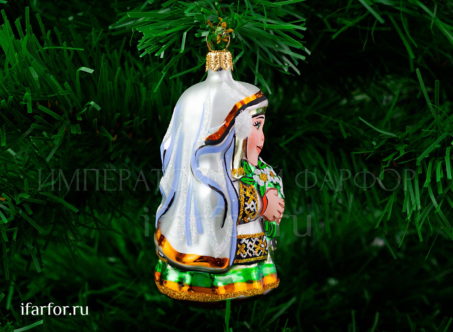 Елочная игрушка «Девочка Весна»