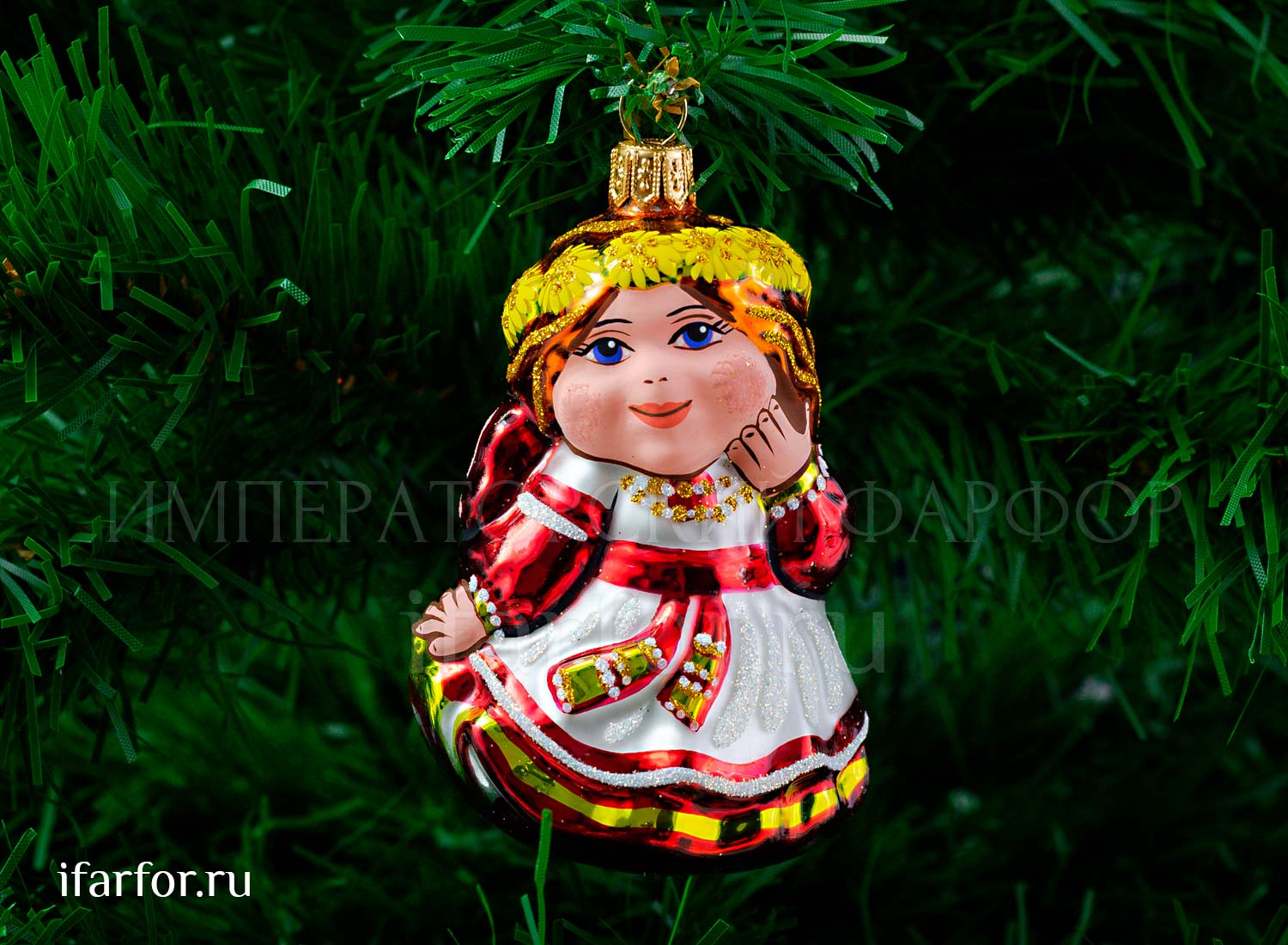 Елочная игрушка «Девочка Лето»