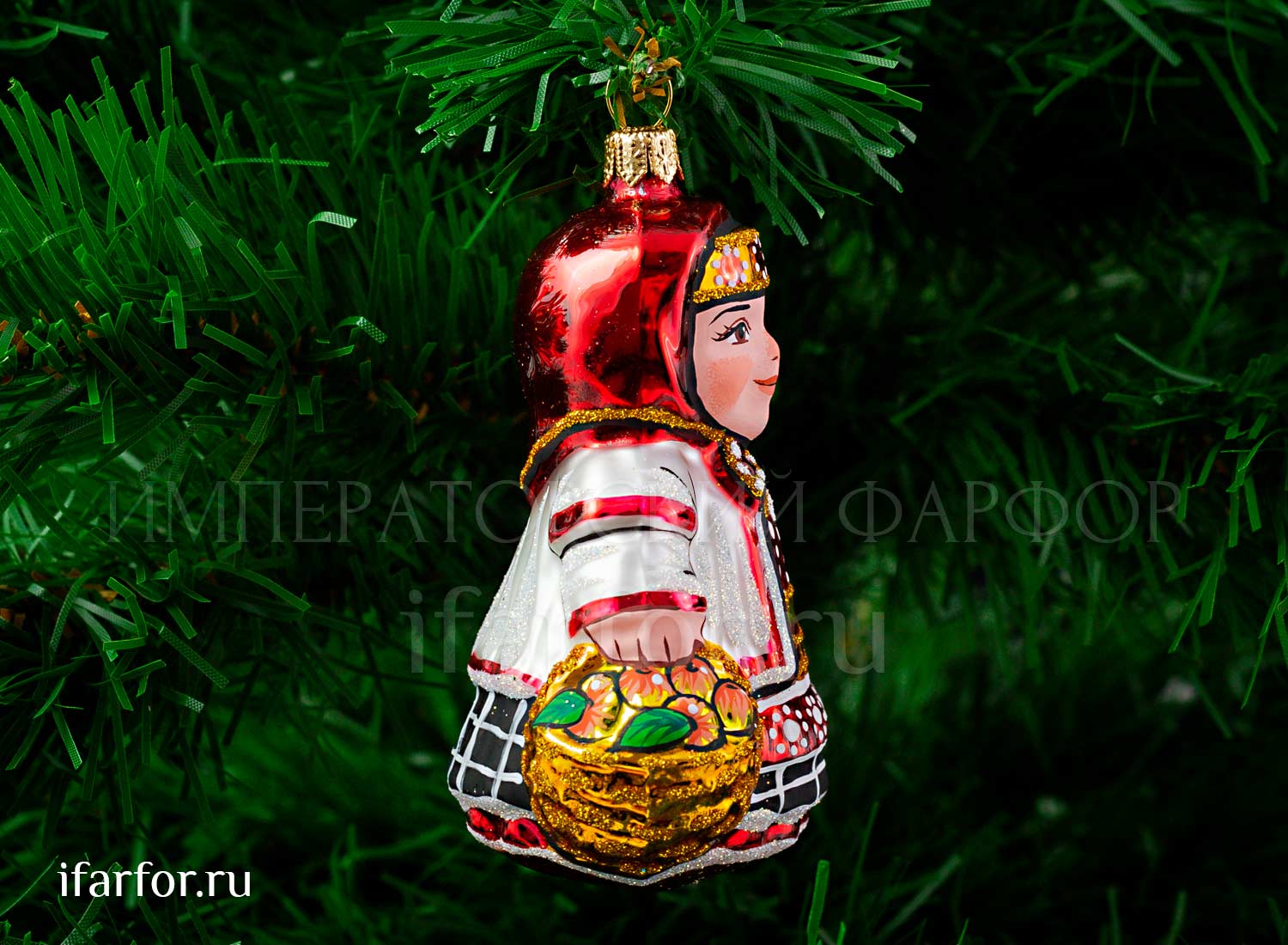 Елочная игрушка «Девочка Осень»