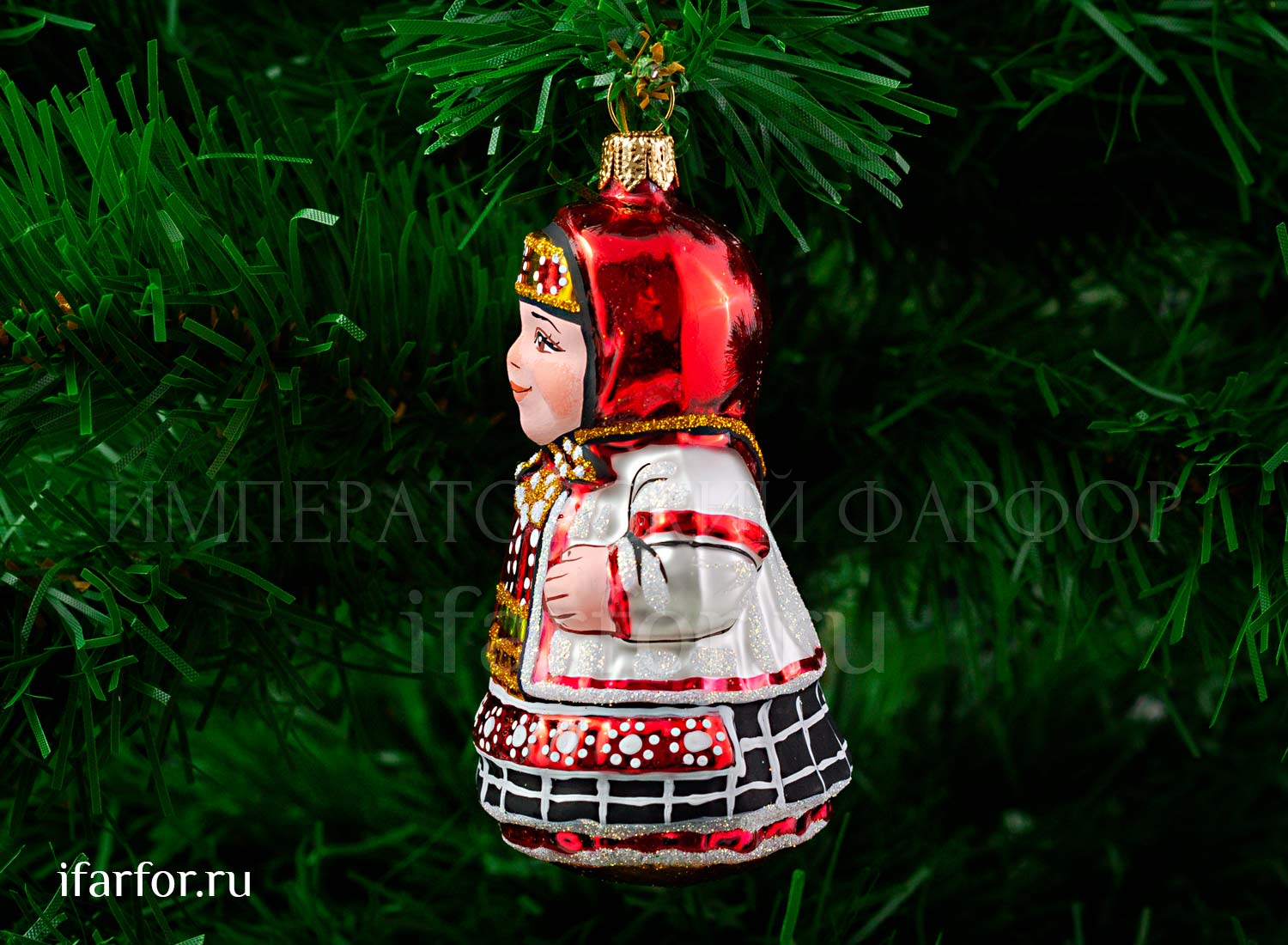 Елочная игрушка «Девочка Осень»