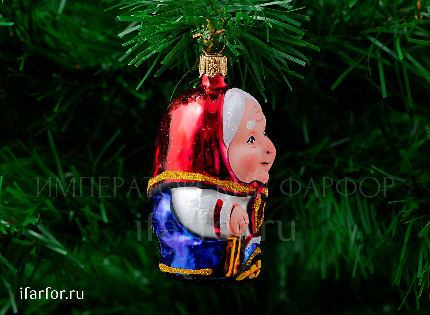 Елочная игрушка «Бабка»