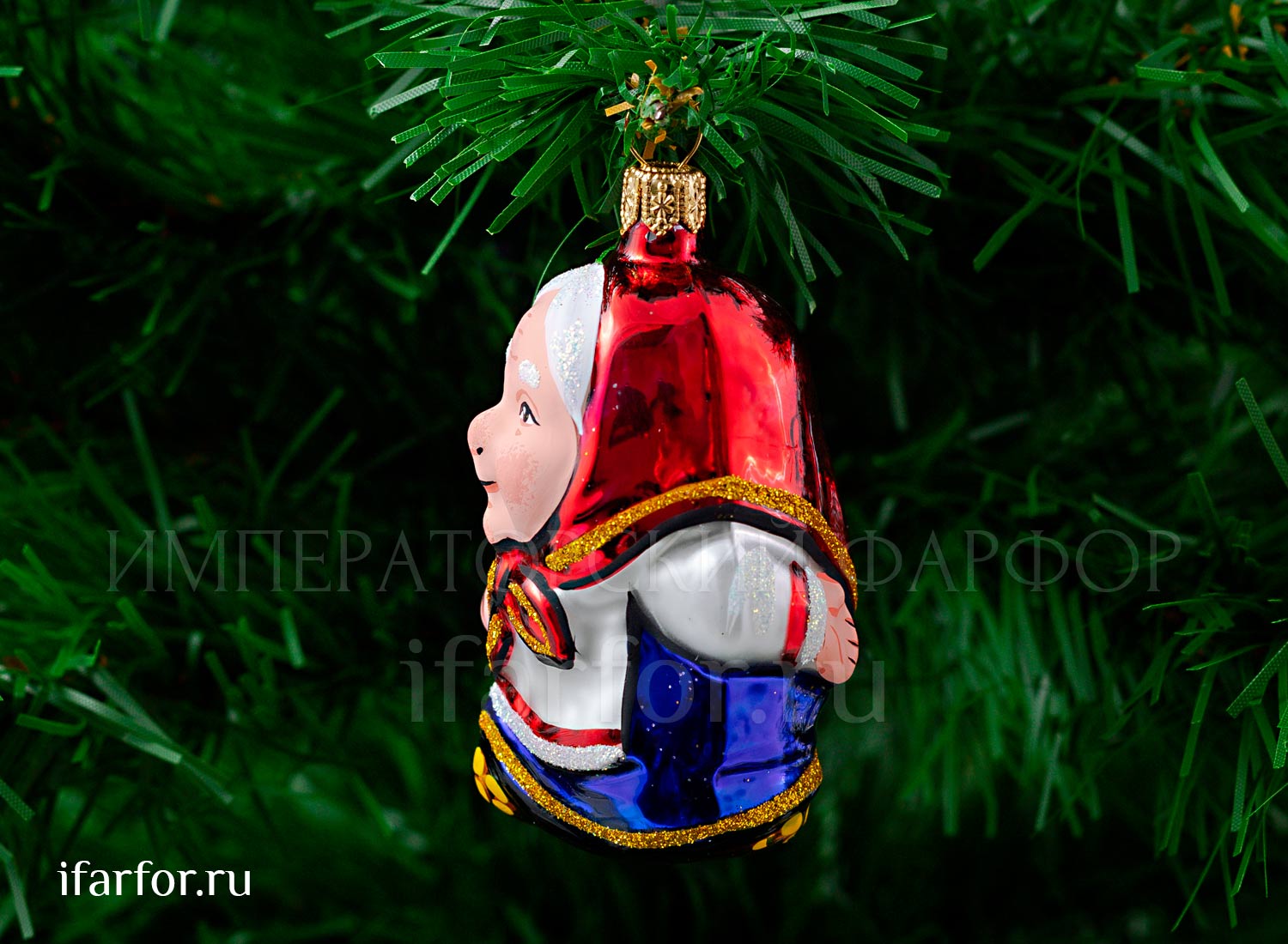 Елочная игрушка «Бабка»
