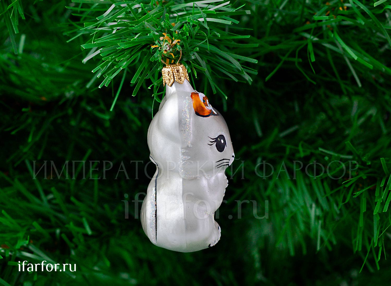 Елочная игрушка «Мышка»