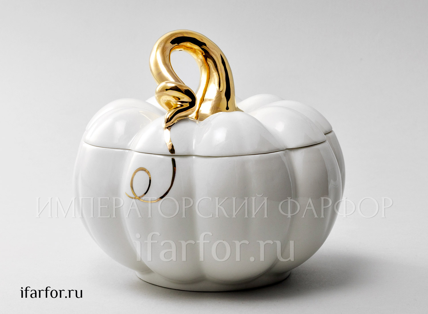 Шкатулка «Тыква с золотом»