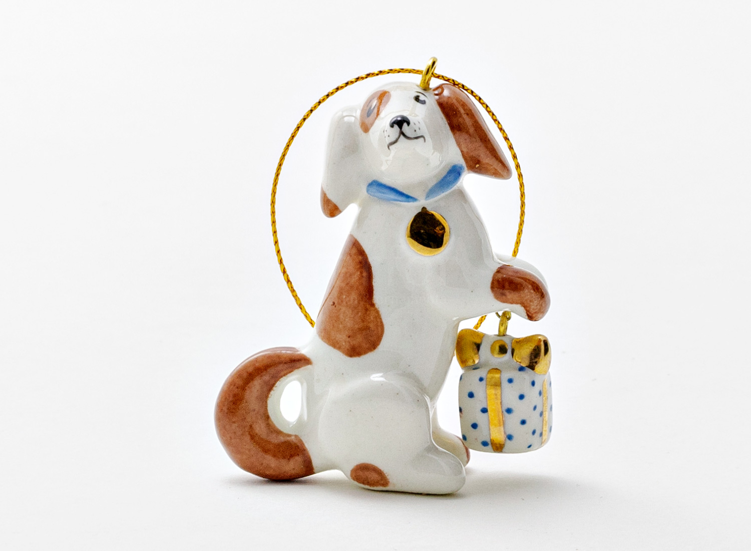 Елочная игрушка «Собачка Дружок»