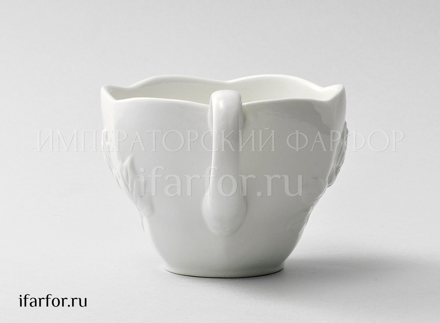 Чашка чайная «Цветочный рельеф Ivory»