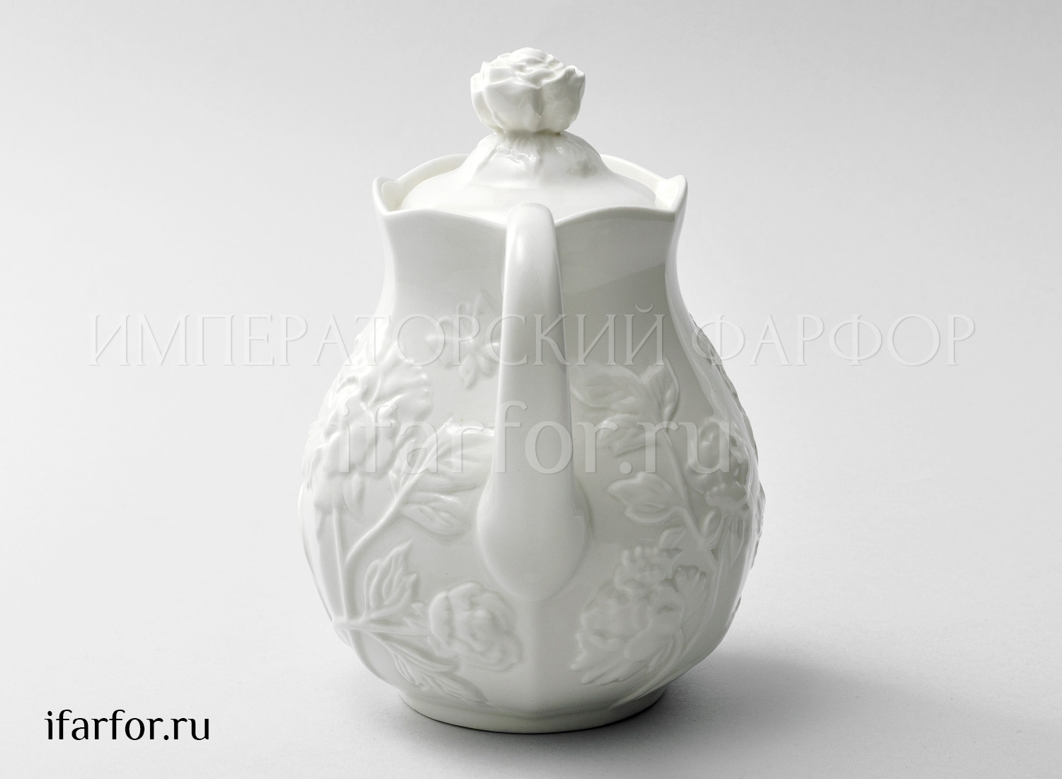 Чайник заварочный «Цветочный рельеф Ivory»