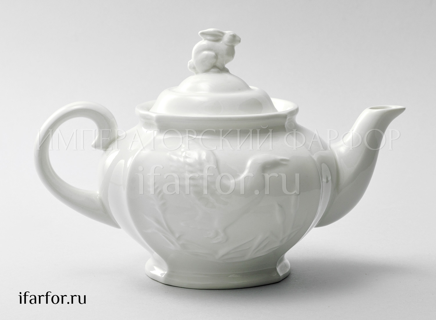 Чайник заварочный «Рельеф Охотничий Ivory»