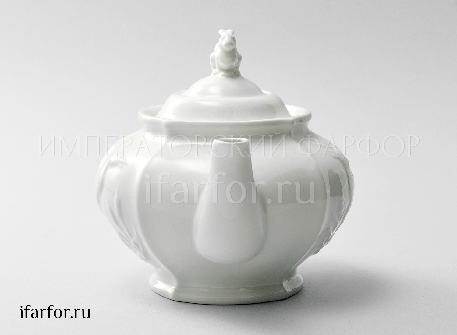 Чайник заварочный «Рельеф Охотничий Ivory»