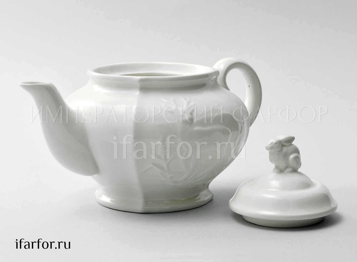 Чайник заварочный «Рельеф Охотничий Ivory»