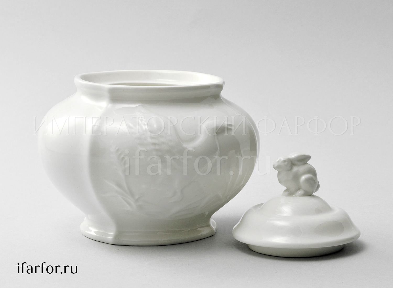 Сахарница «Рельеф Охотничий Ivory»