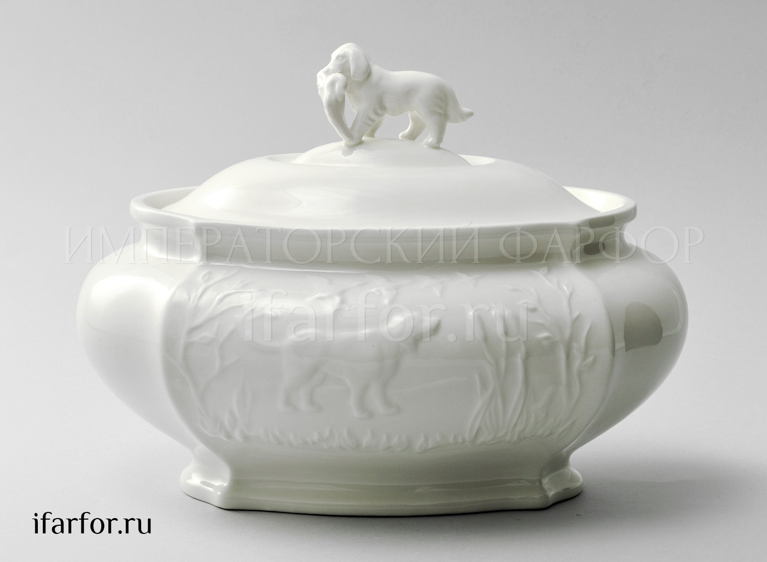Пряничница «Рельеф Охотничий Ivory»