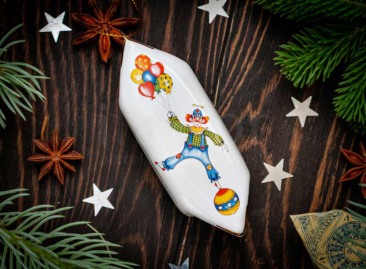 Елочная игрушка «Конфета 8»