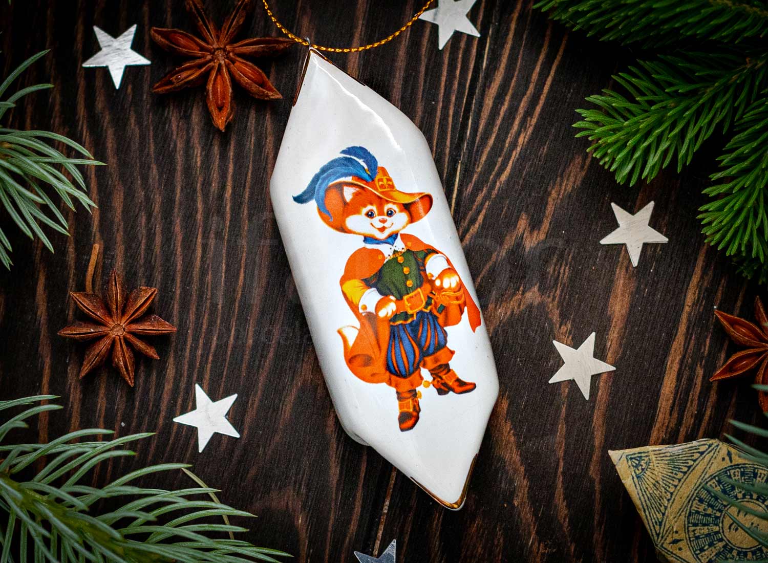 Елочная игрушка «Конфета 9»