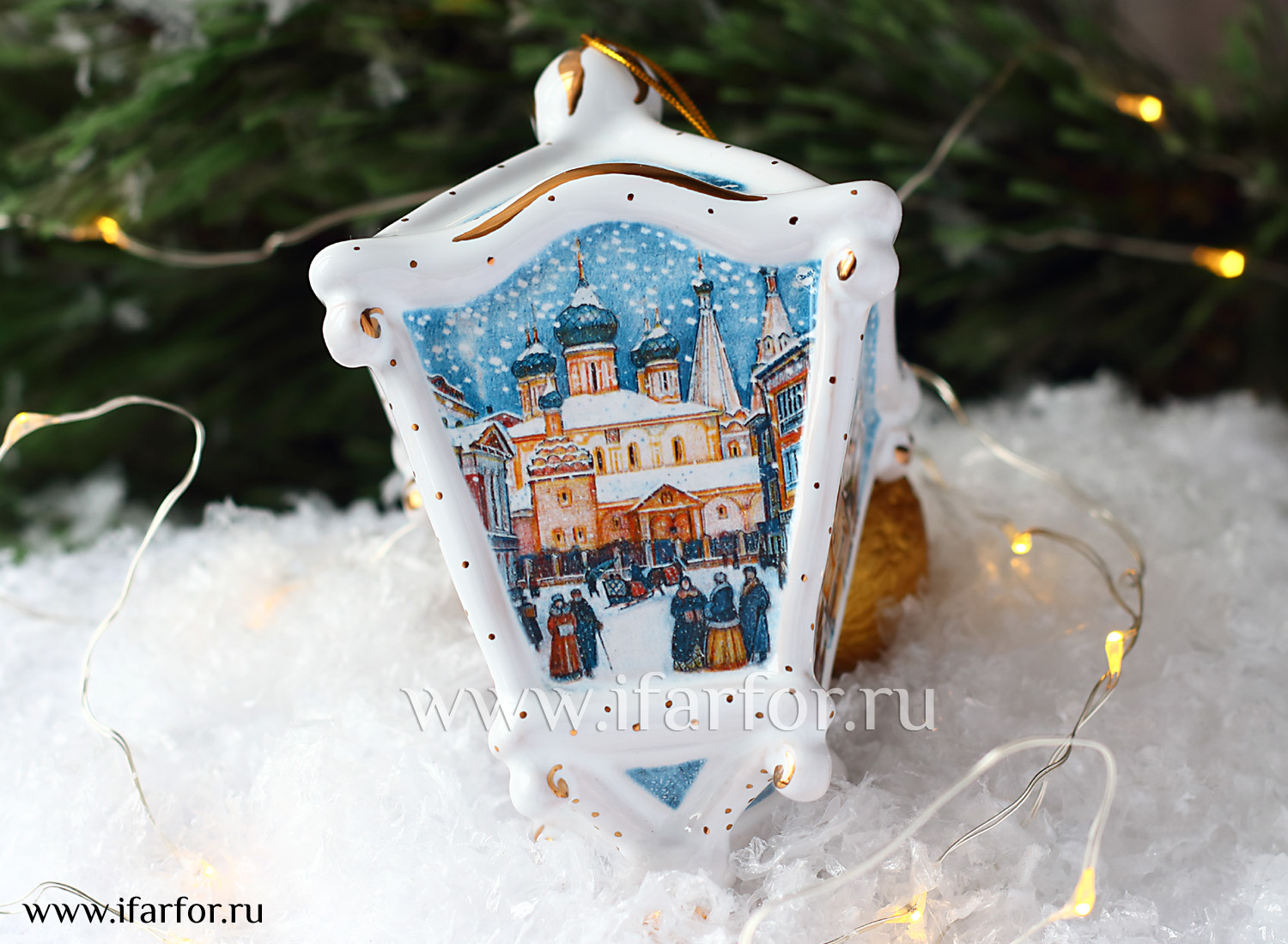 Елочная игрушка «Фонарик»