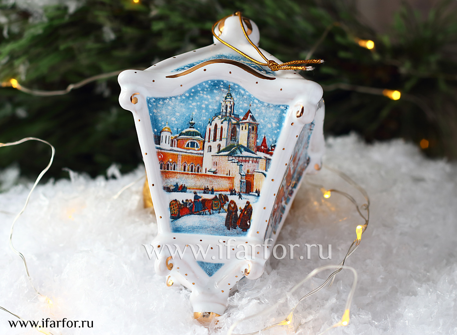 Елочная игрушка «Фонарик»