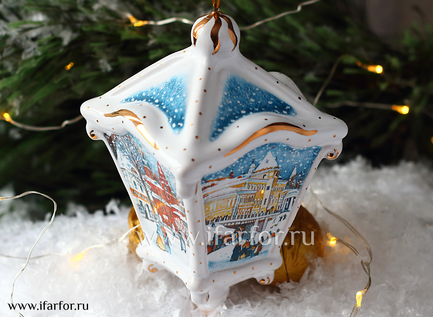 Елочная игрушка «Фонарик»