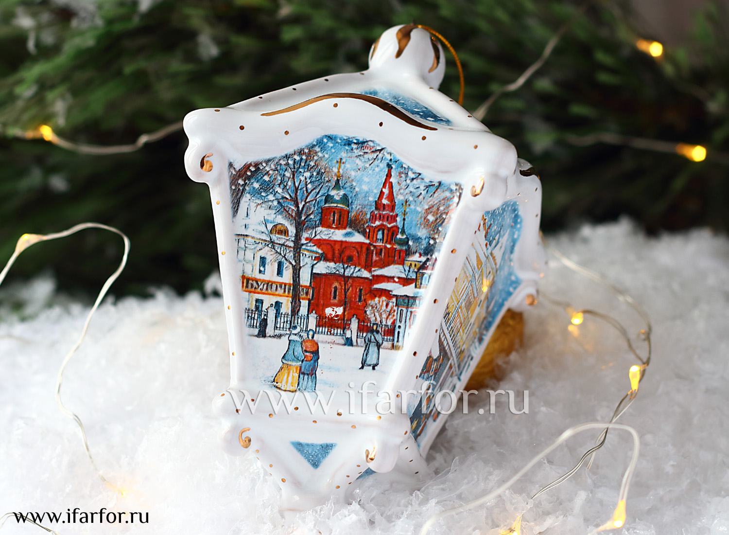 Елочная игрушка «Фонарик»