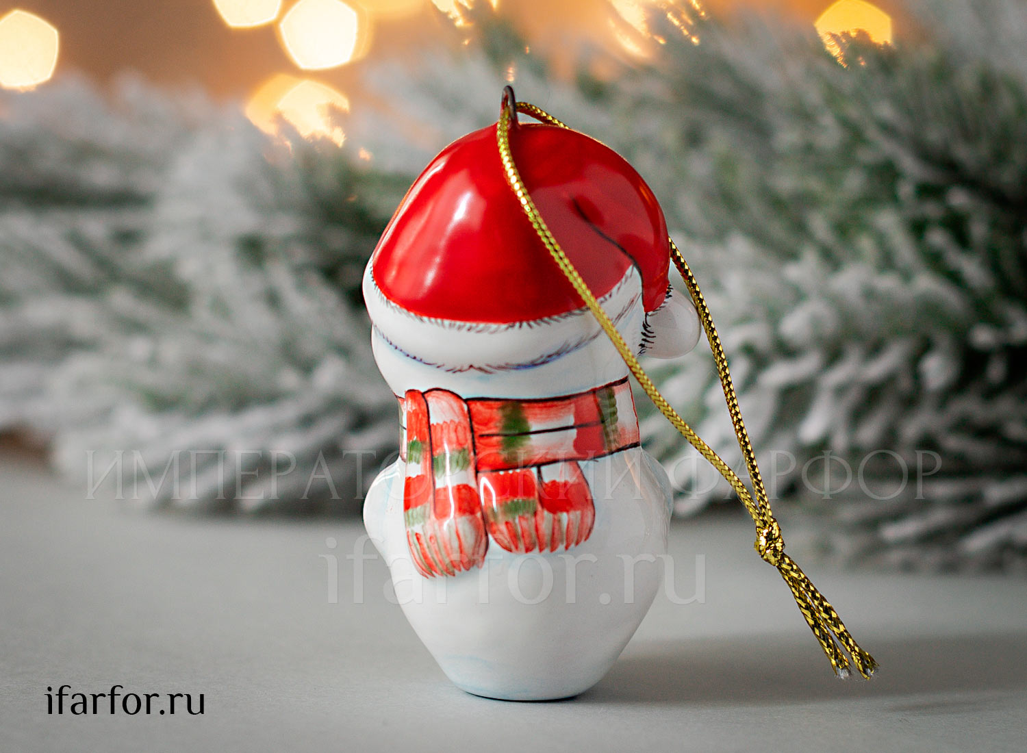 Елочная игрушка «Снеговик»