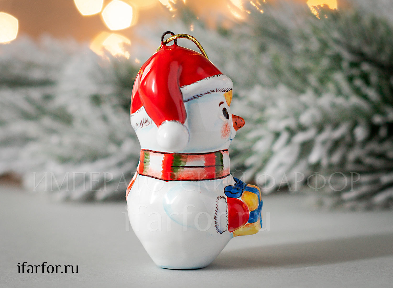 Елочная игрушка «Снеговик»