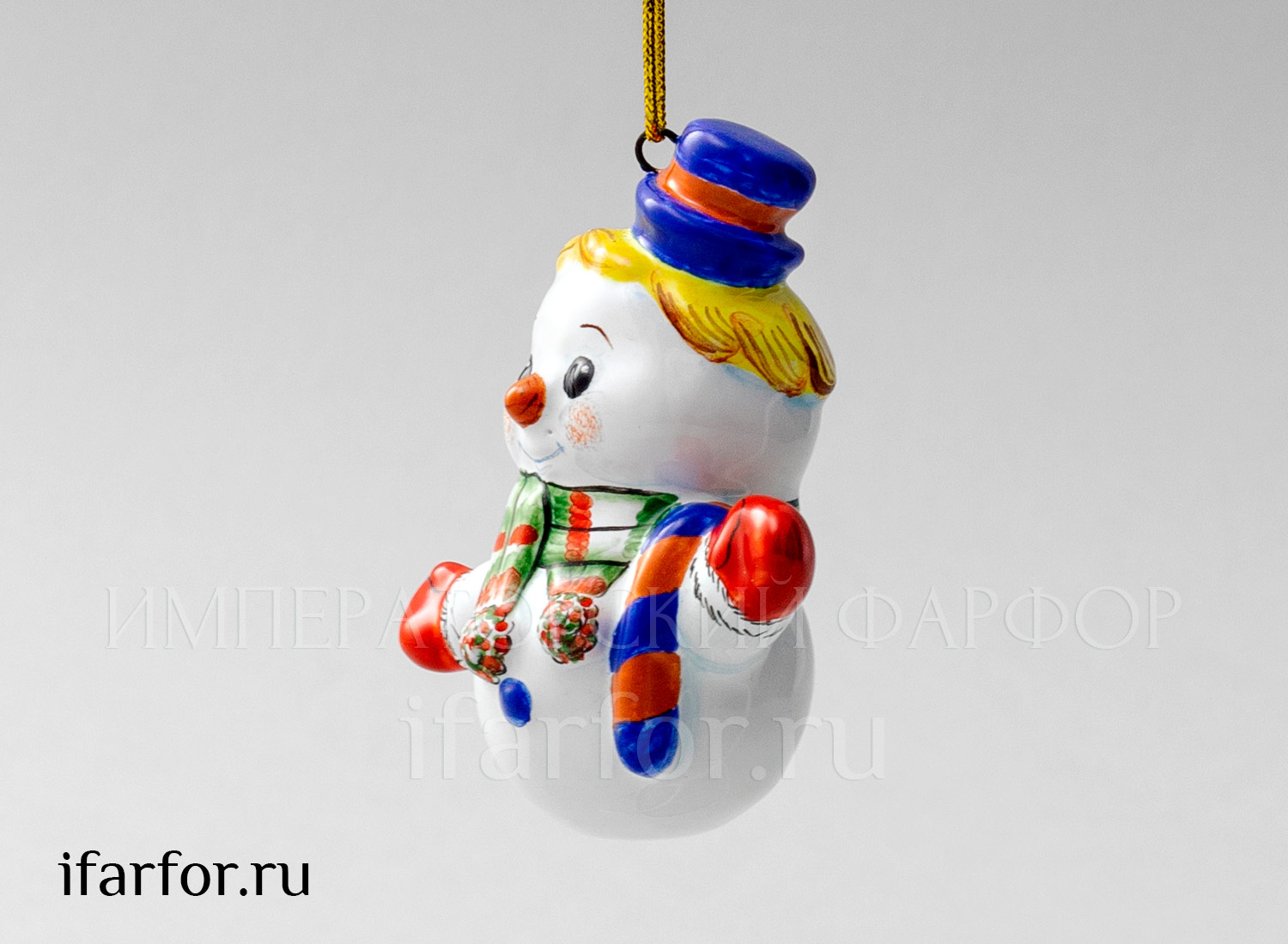 Елочная игрушка «Снеговик»