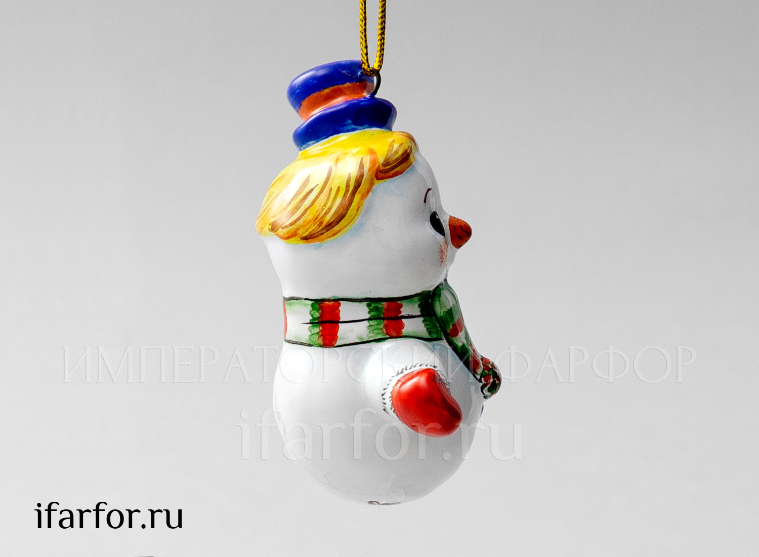 Елочная игрушка «Снеговик»