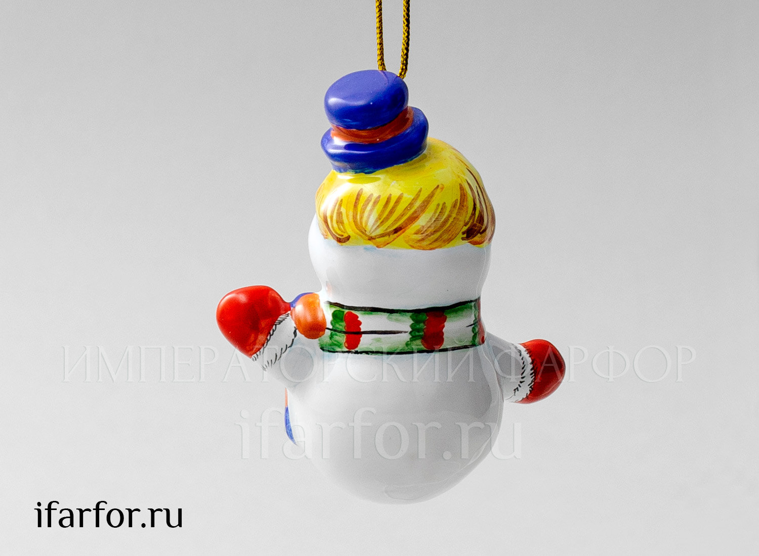 Елочная игрушка «Снеговик»