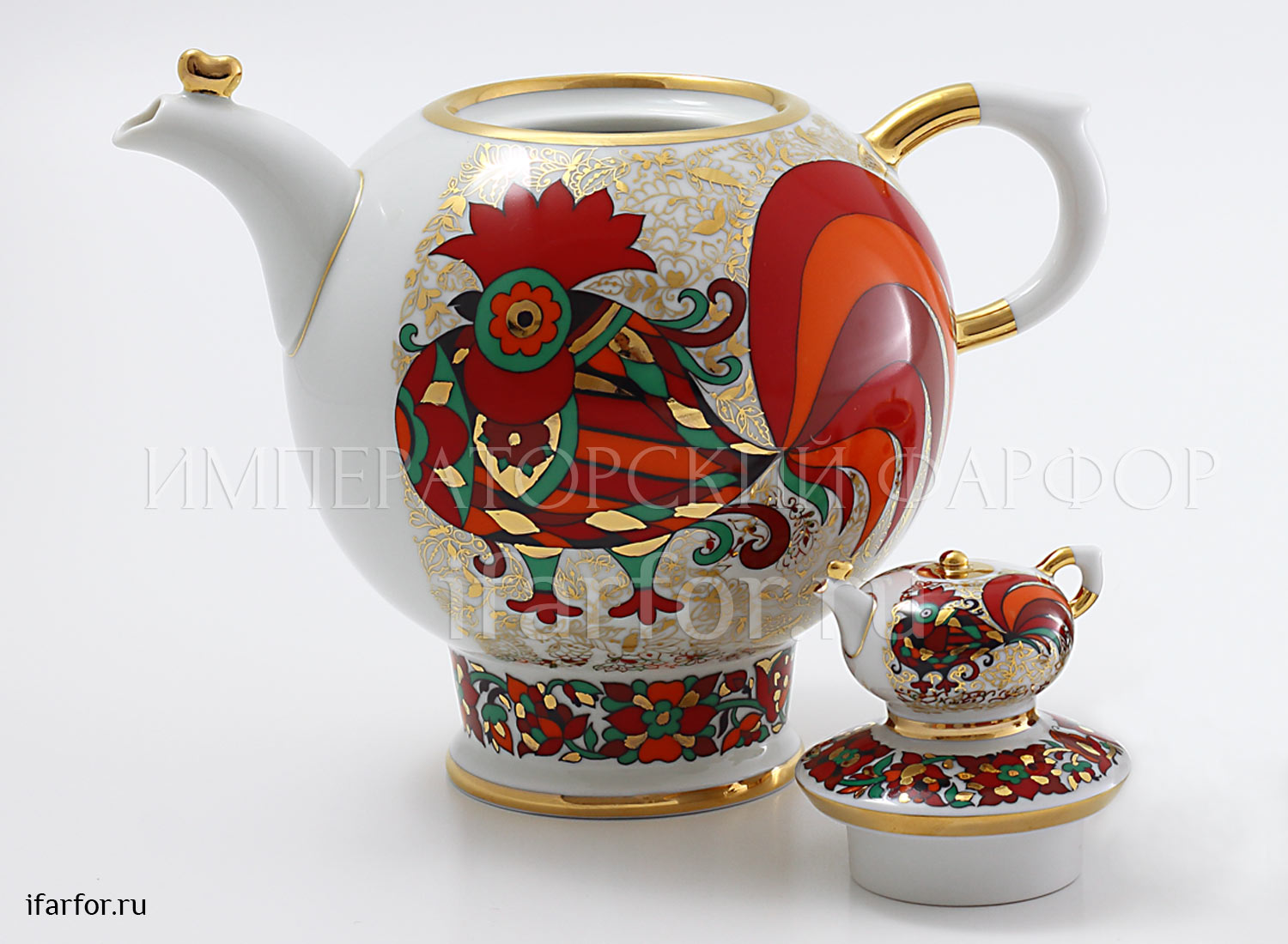 Чайник доливной «Красный петух»