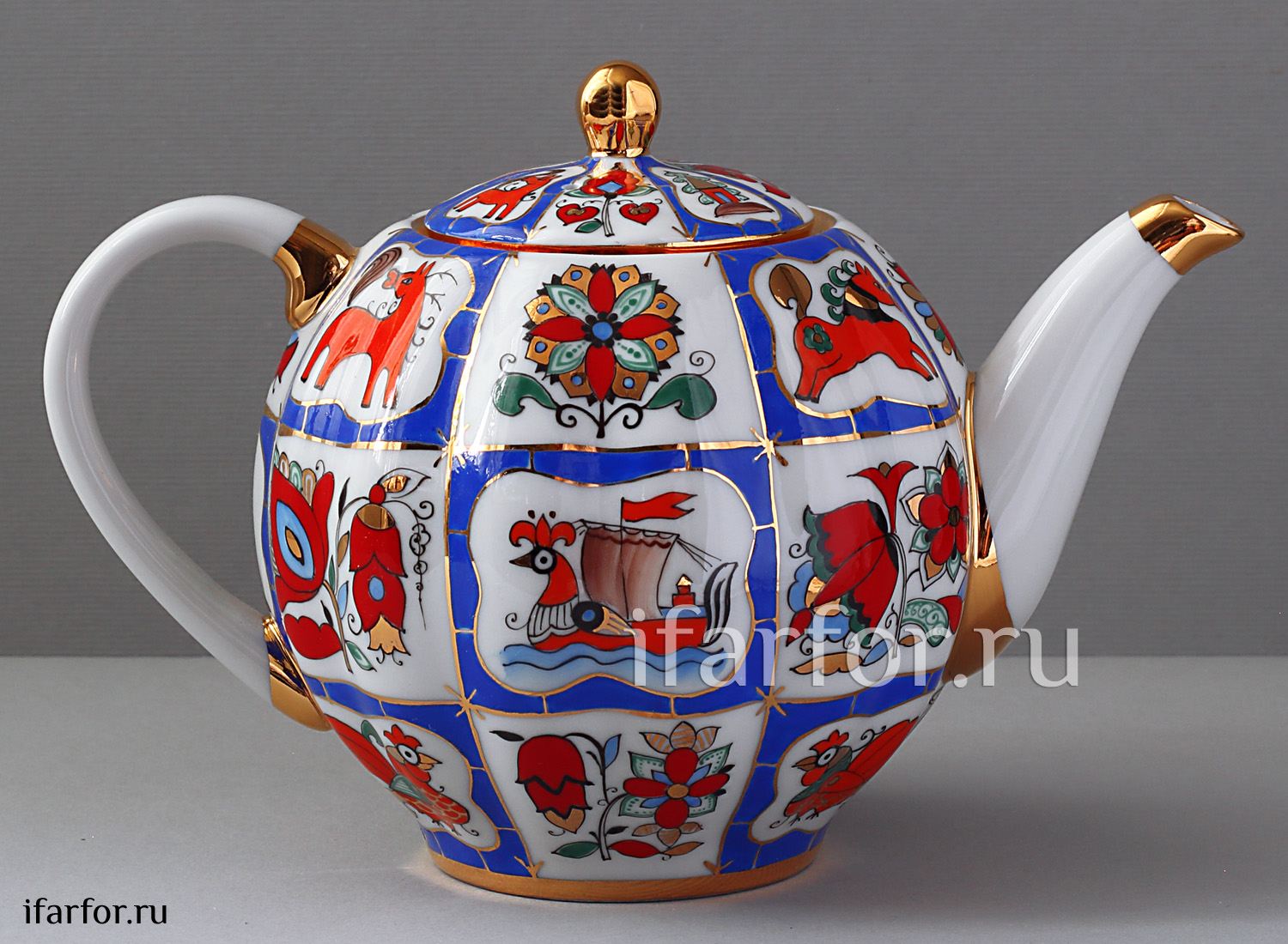 Чайник заварочный «Русский лубок»