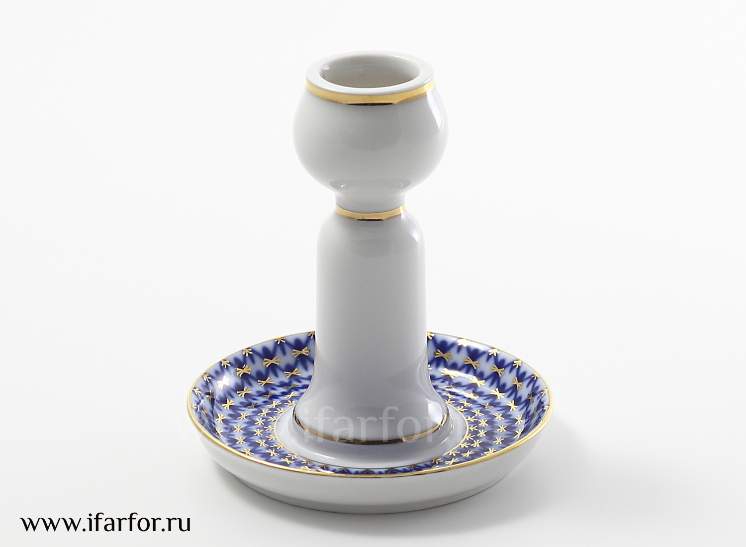 Подсвечник «Кобальтовая сетка»