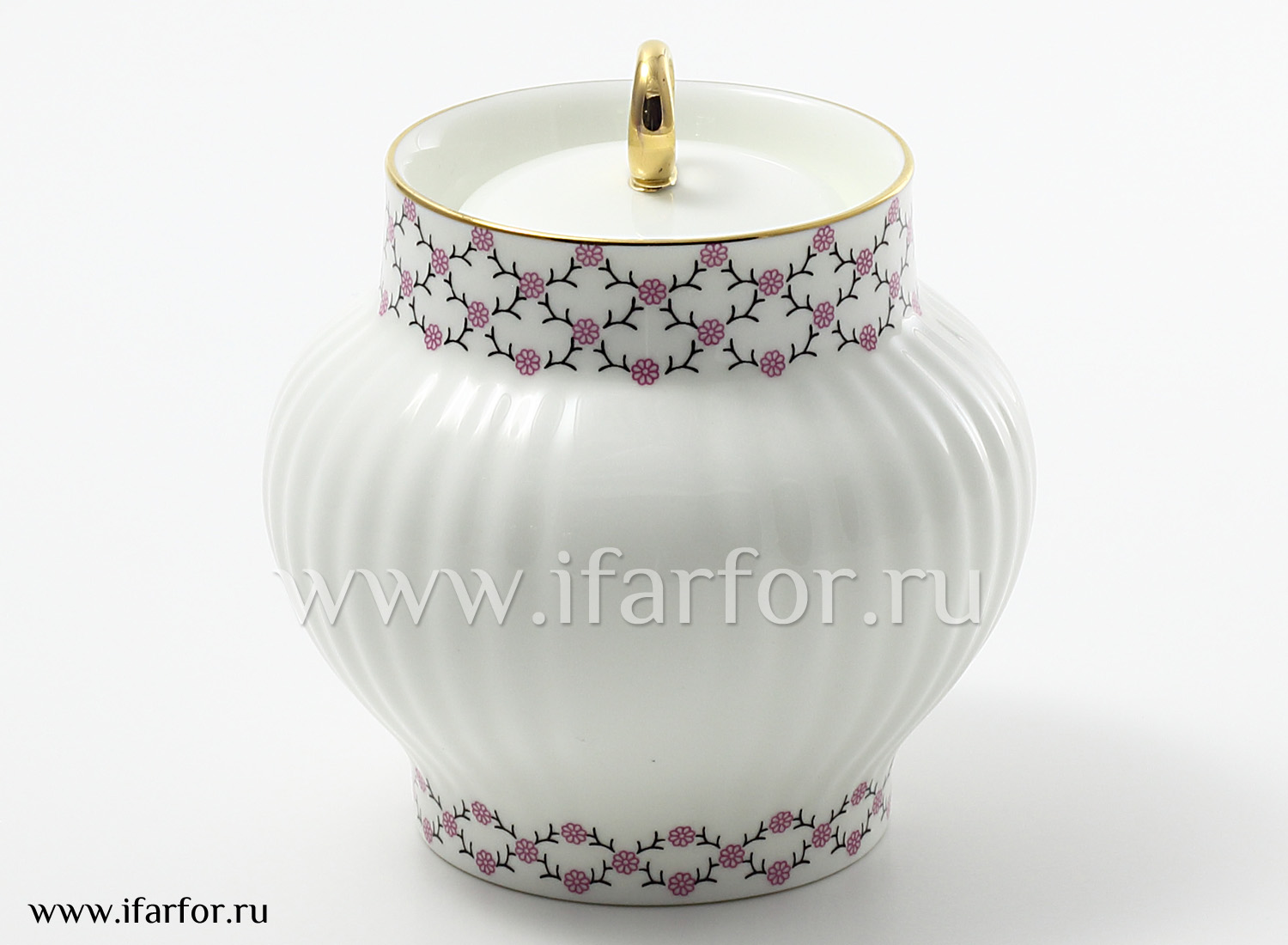 Сахарница «Розовая сетка»
