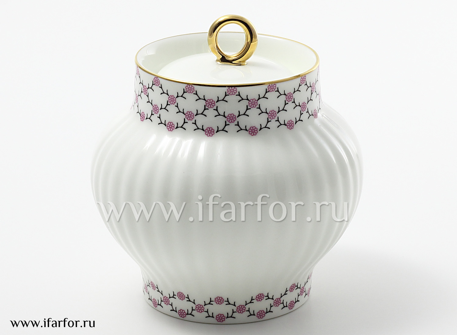 Сахарница «Розовая сетка»