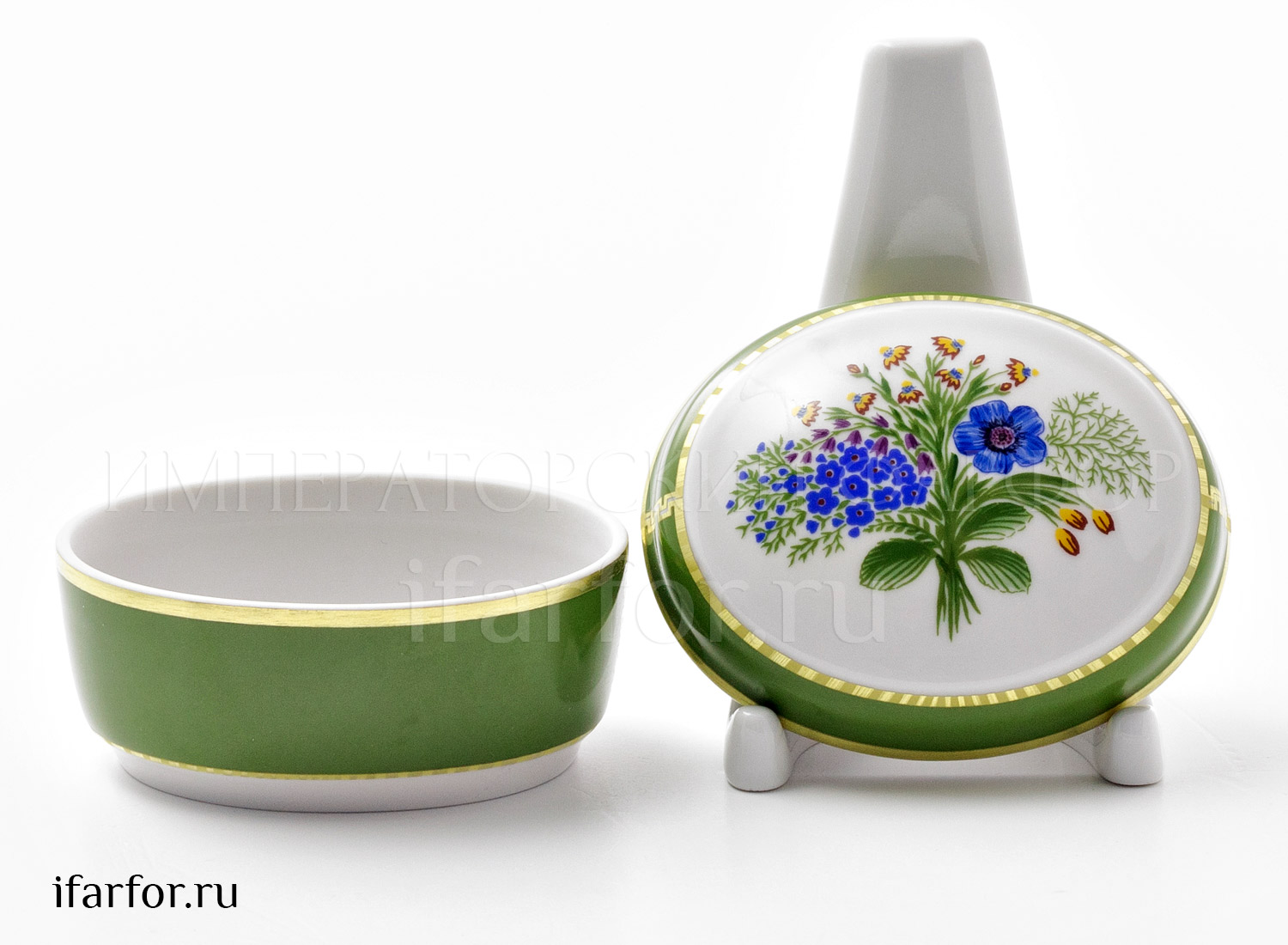 Туалетная коробочка «Букет с анемоном»