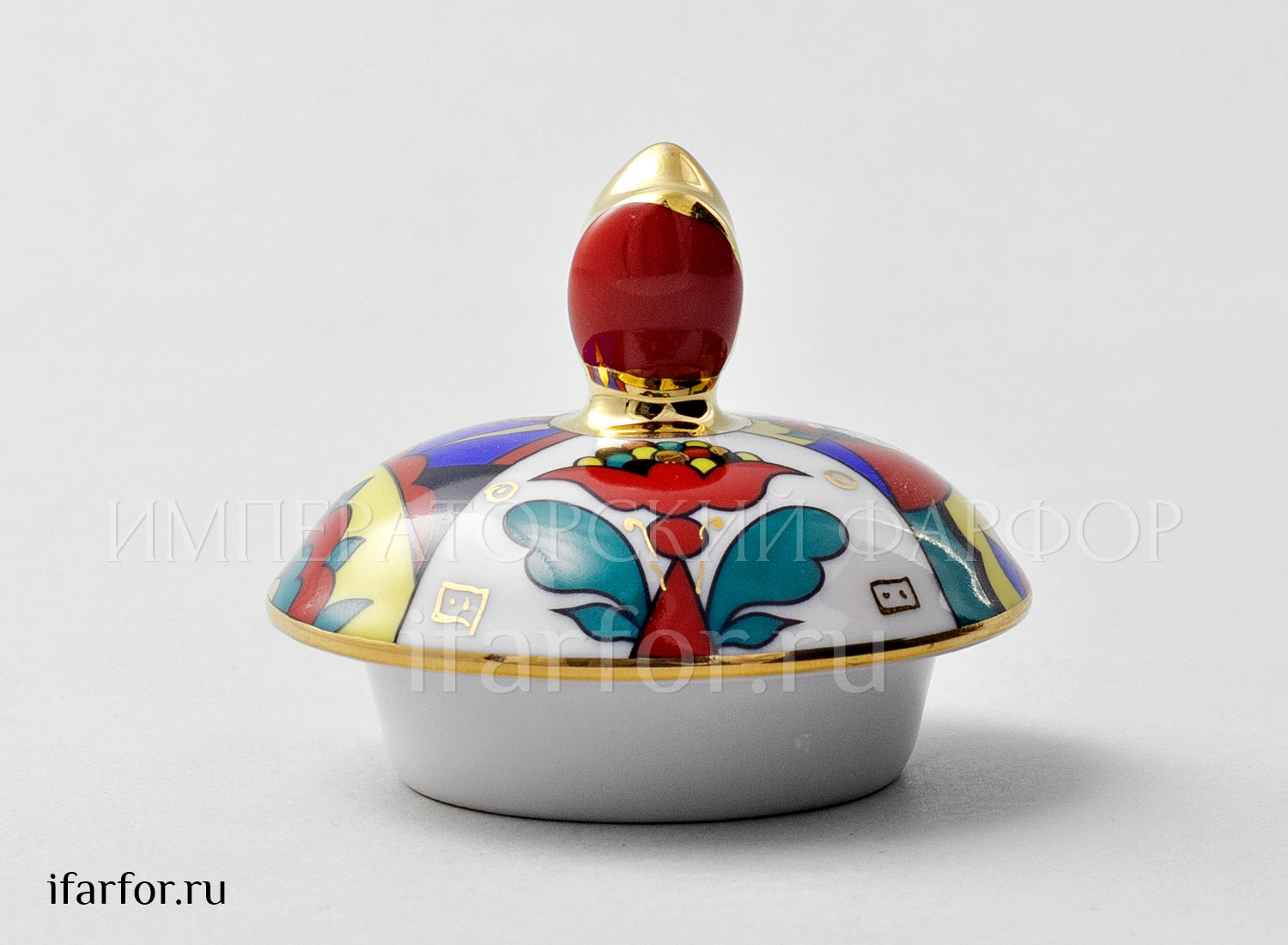 Крышка к сахарнице «Народные узоры»