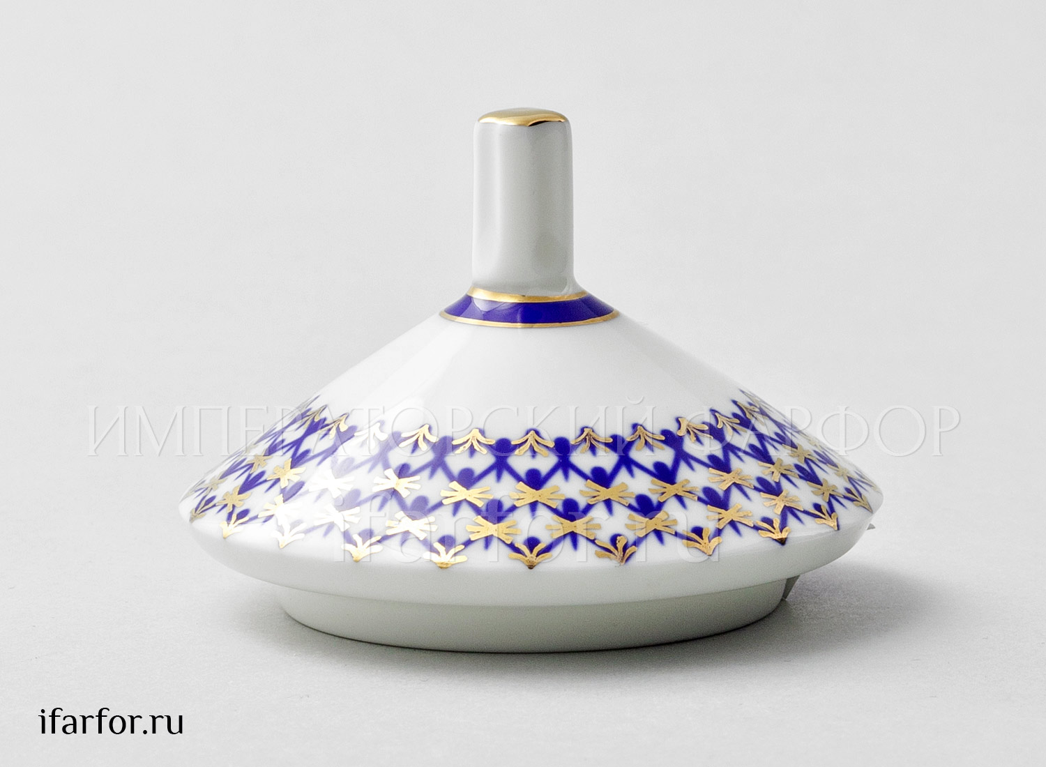 Крышка к чайнику «Кобальтовая сетка»