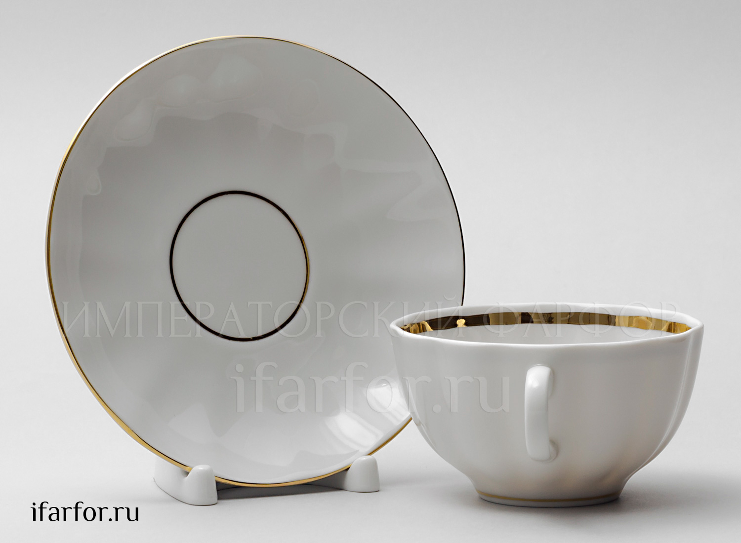 Чашка с блюдцем чайная «Белоснежка» 1/2