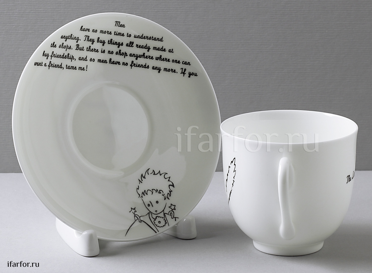 Чашка с блюдцем в подарочной коробке «Fox.The Little Prince» 1/2