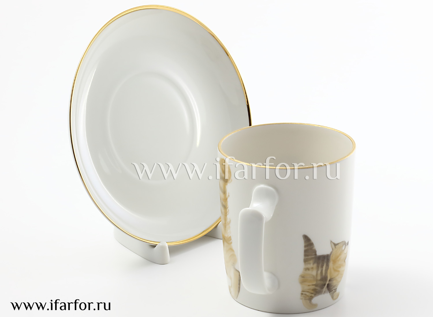 Бокал с блюдцем «Мы» 1/3