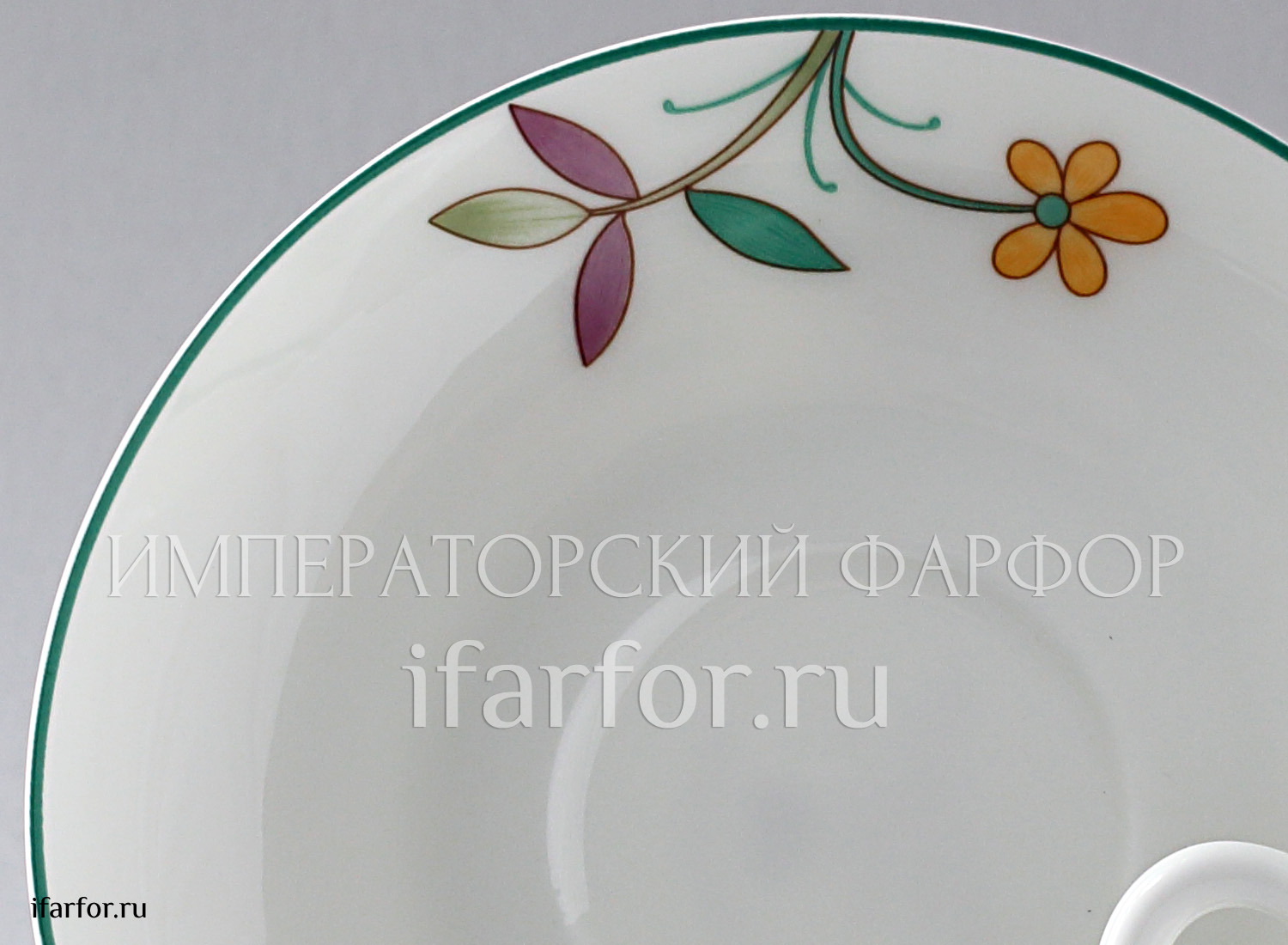 Чашка с блюдцем «Флорентийские цветы. Краски лета» 1/2