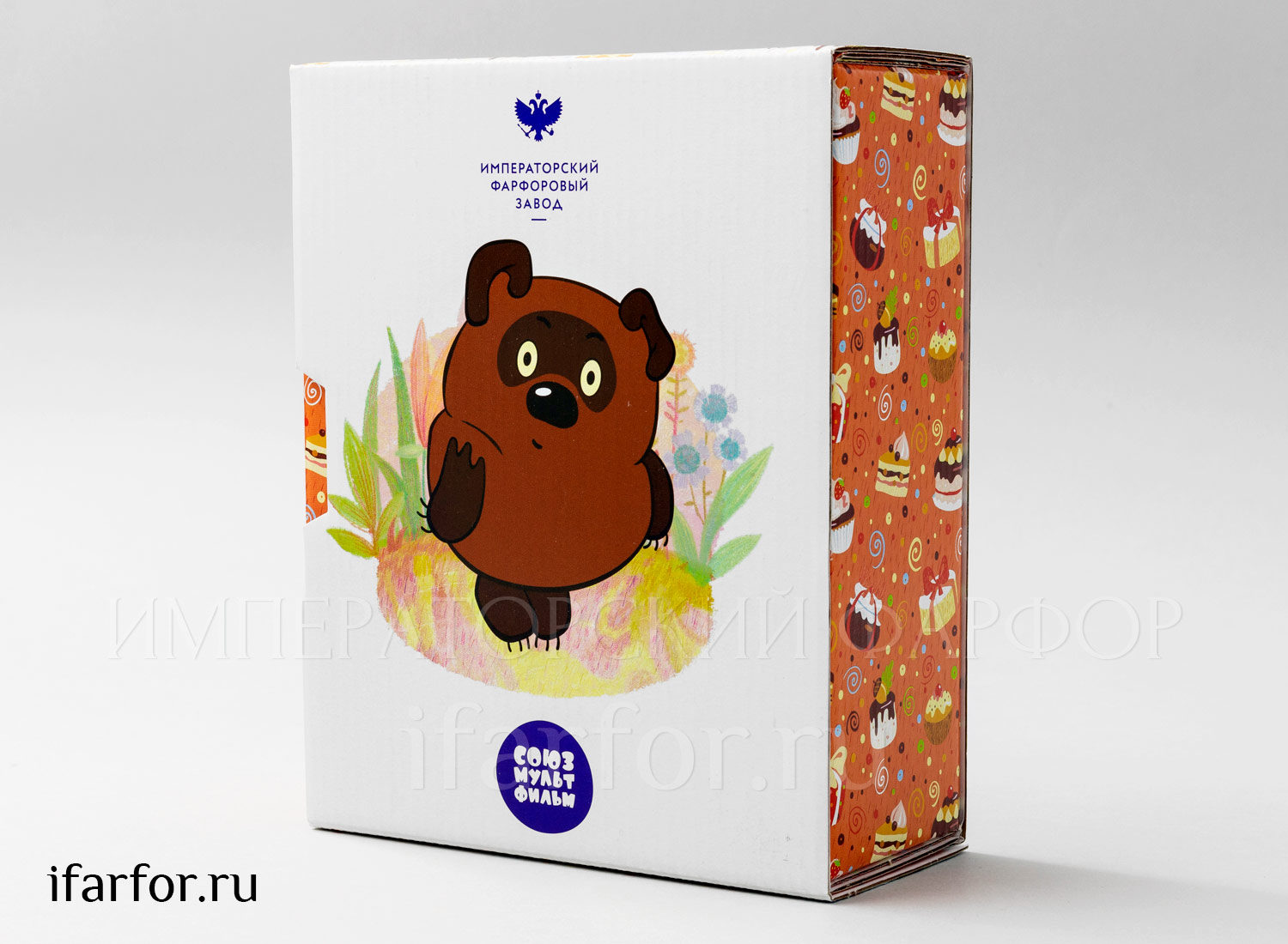 Чашка с блюдцем в подарочной коробке «Винни-пух. Пятачок» 1/2