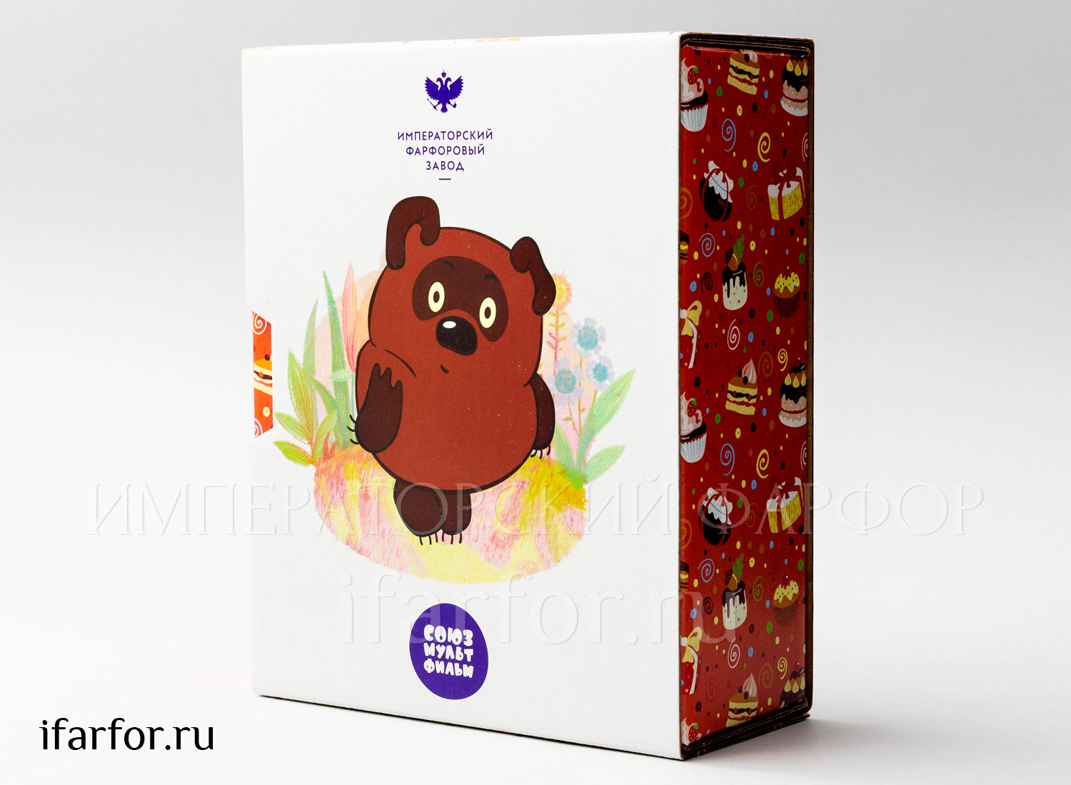 Чашка с блюдцем в подарочной коробке «Винни-Пух. Дерево» 1/2