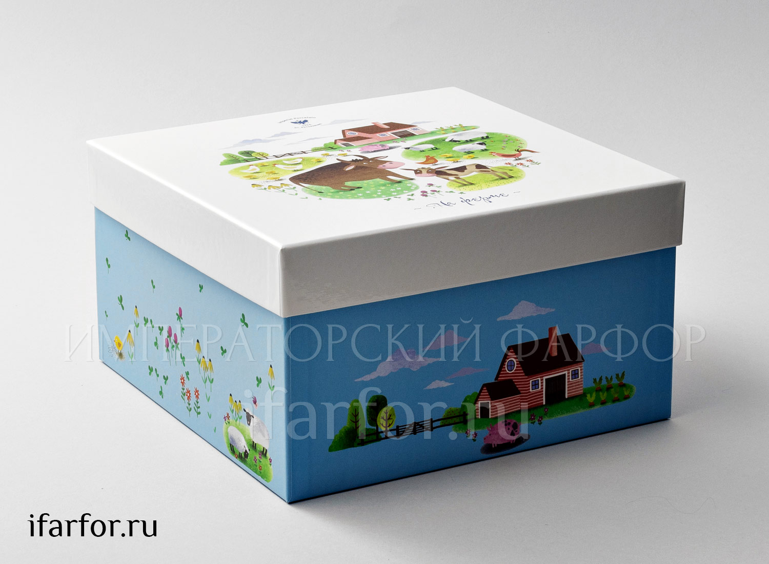 Комплект детский в подарочной коробке «На ферме» 1/3
