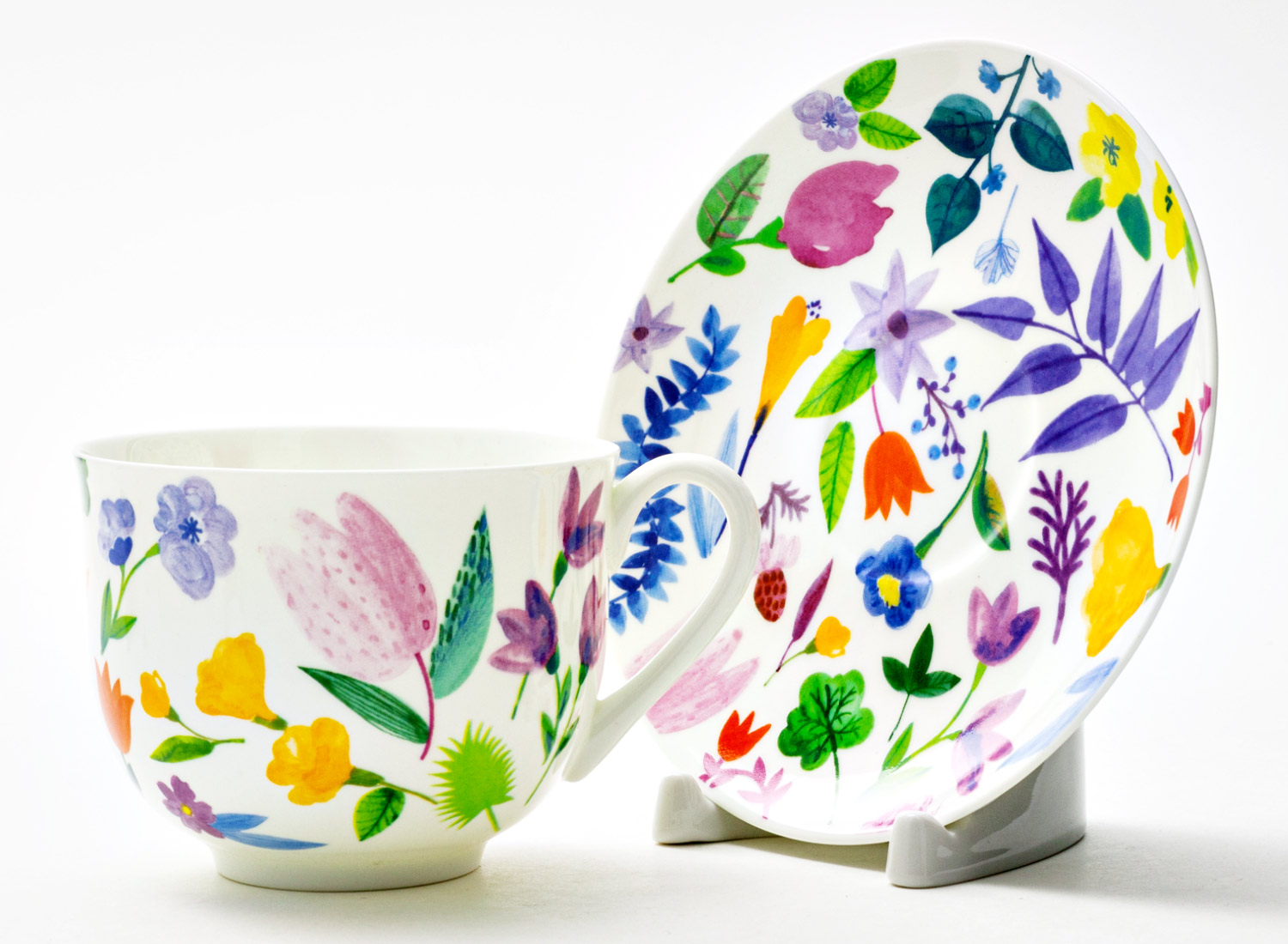 Чашка с блюдцем чайная «Primavera» 1/2