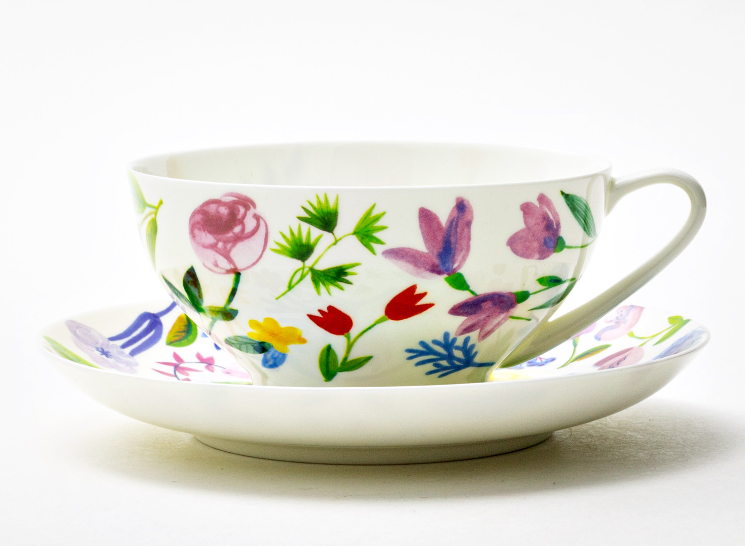 Чашка с блюдцем чайная «Primavera» 1/2