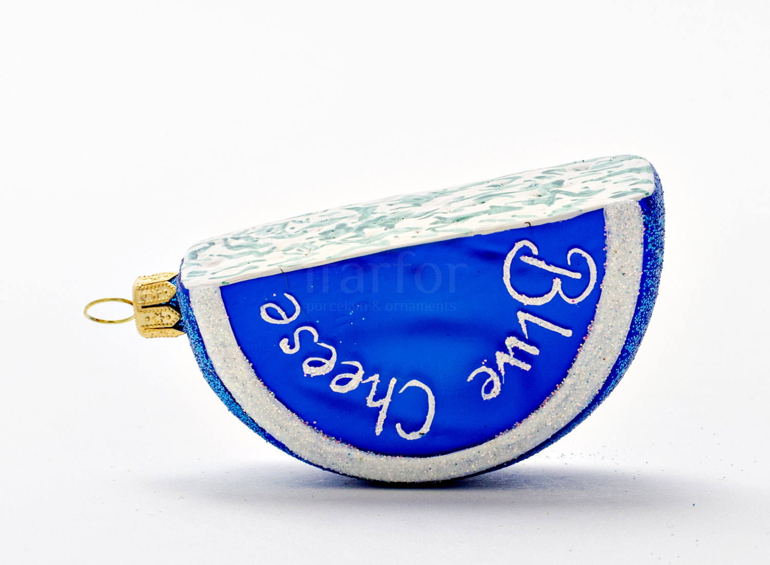 Елочная игрушка «Сыр Blue»