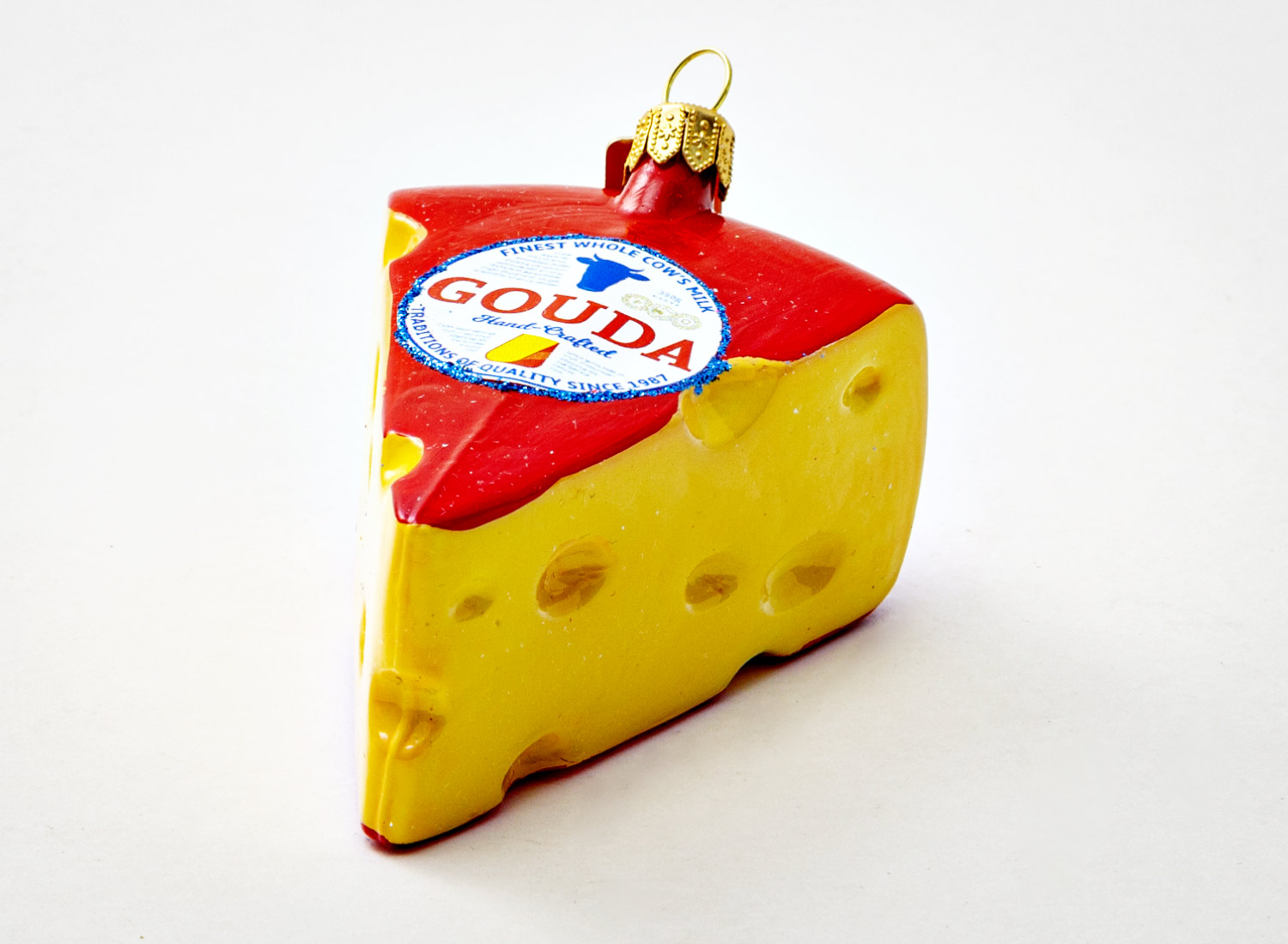 Елочная игрушка «Сыр Gouda»