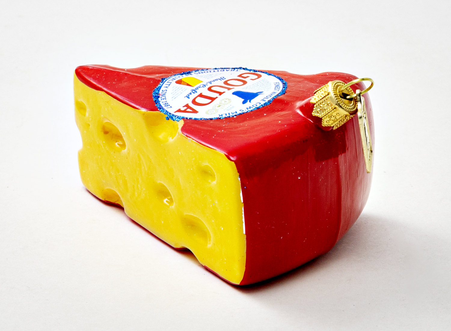 Елочная игрушка «Сыр Gouda»