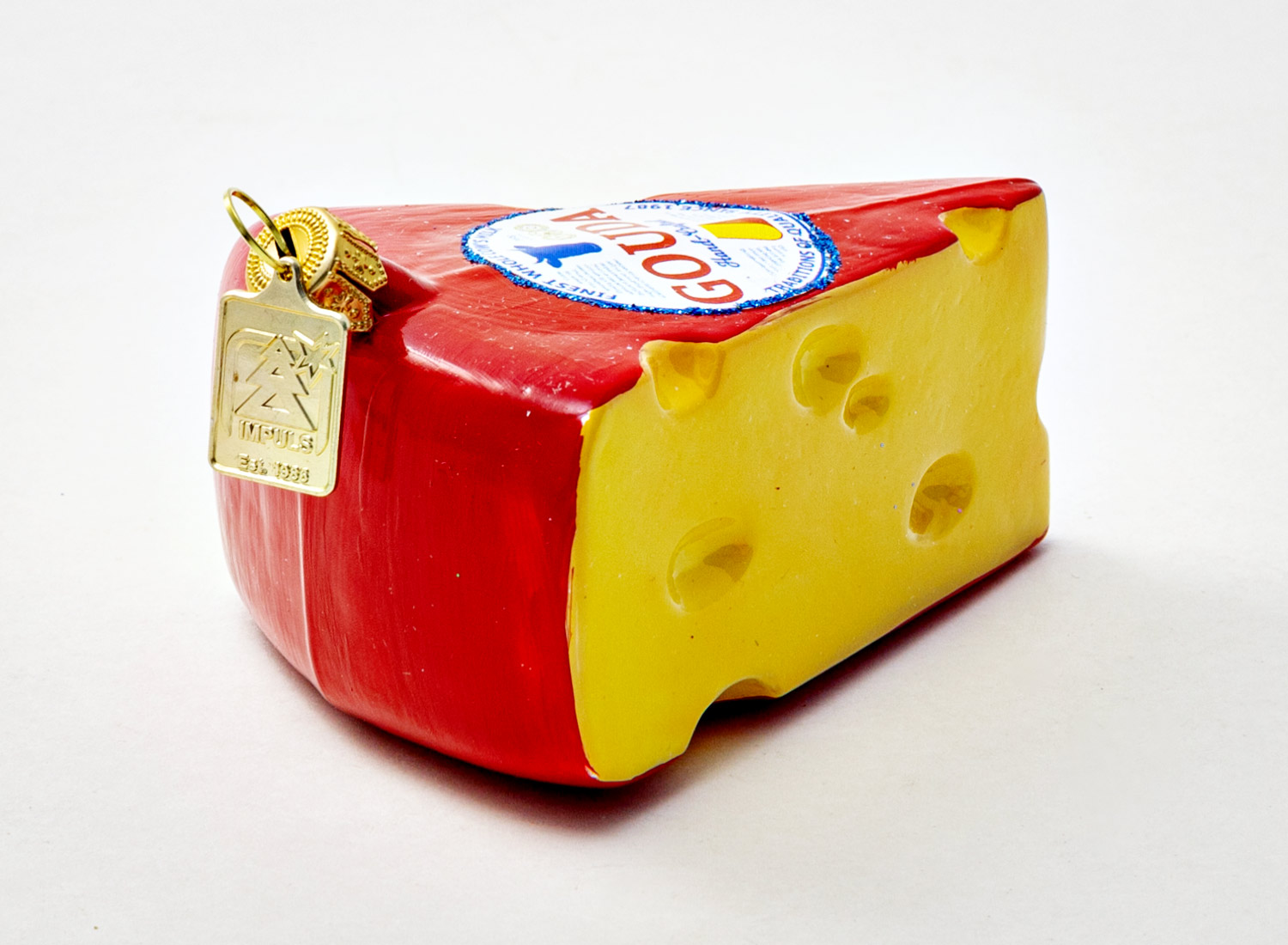 Елочная игрушка «Сыр Gouda»