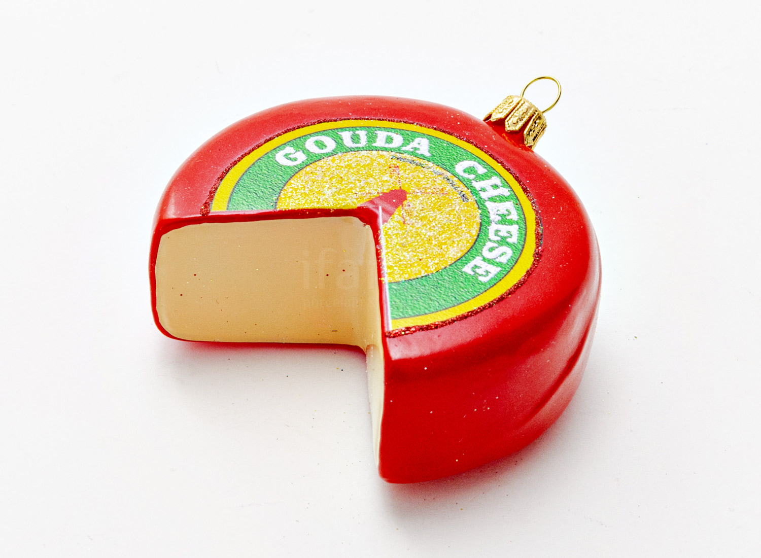 Елочная игрушка «Сыр Gouda»