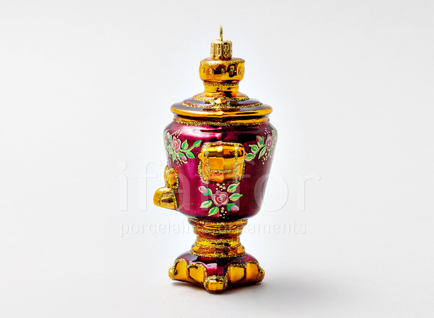 Елочная игрушка «Русский самовар»